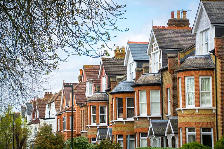 English terraced houses